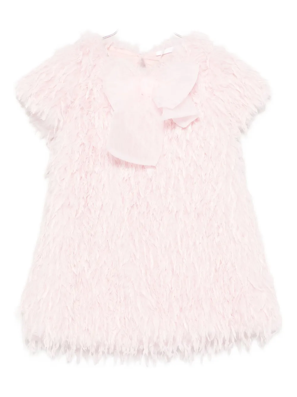 

Платье с бантом Miss Grant Kids, розовый