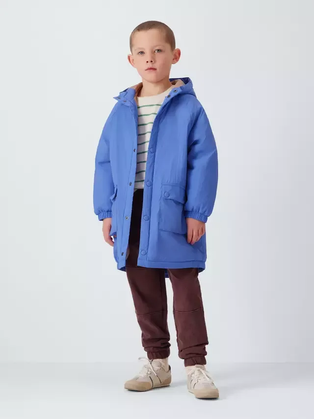 Детская водостойкая парка Cagoule, синяя John Lewis — фото 2