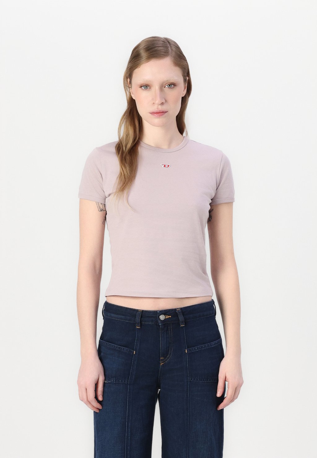 

Базовая футболка UNCUTIE Diesel, розово-золотистый