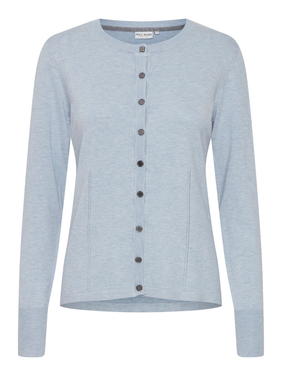 

Вязаный кардиган PULZ Jeans Sara, светло-синий