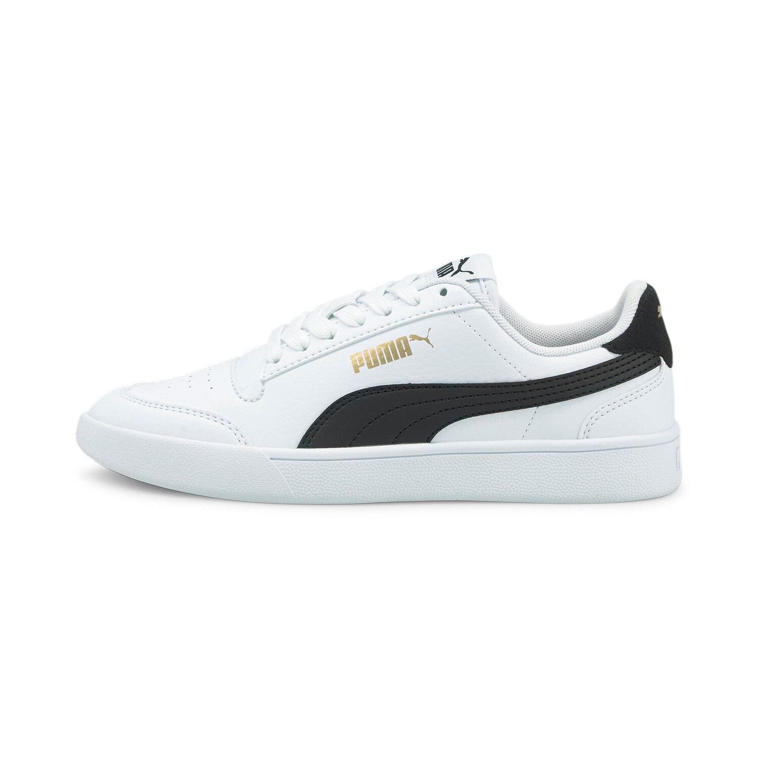 

Большие кроссовки PUMA Toddler Shuffle, цвет White/Black/Team Gold