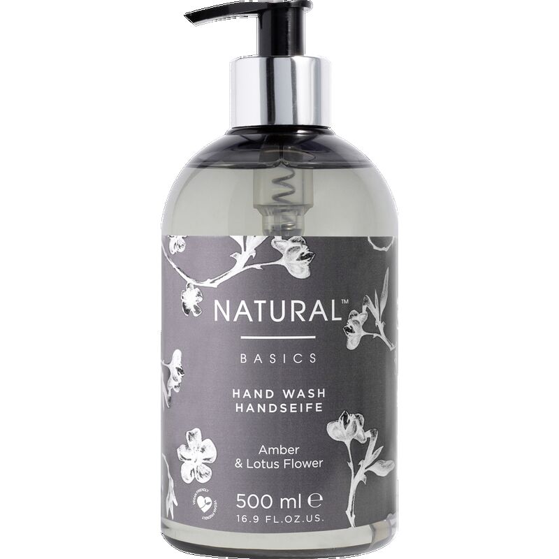 

Мыло для рук Янтарь и Цветок Лотоса Natural Basics, 500 ml