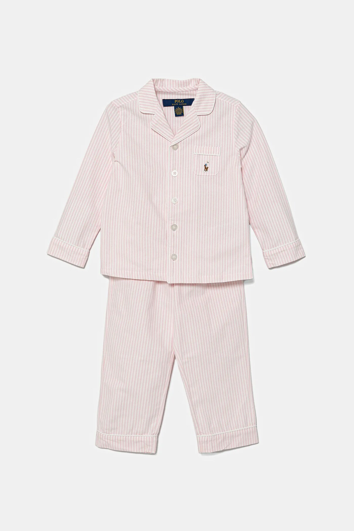 

Детская хлопковая пижама, 2 шт. в упаковке Polo Ralph Lauren, розовый