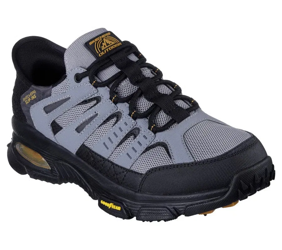 Мужские слипоны Skechers Skech-Air Envoy Emissary -GYBK серого цвета HTAT312