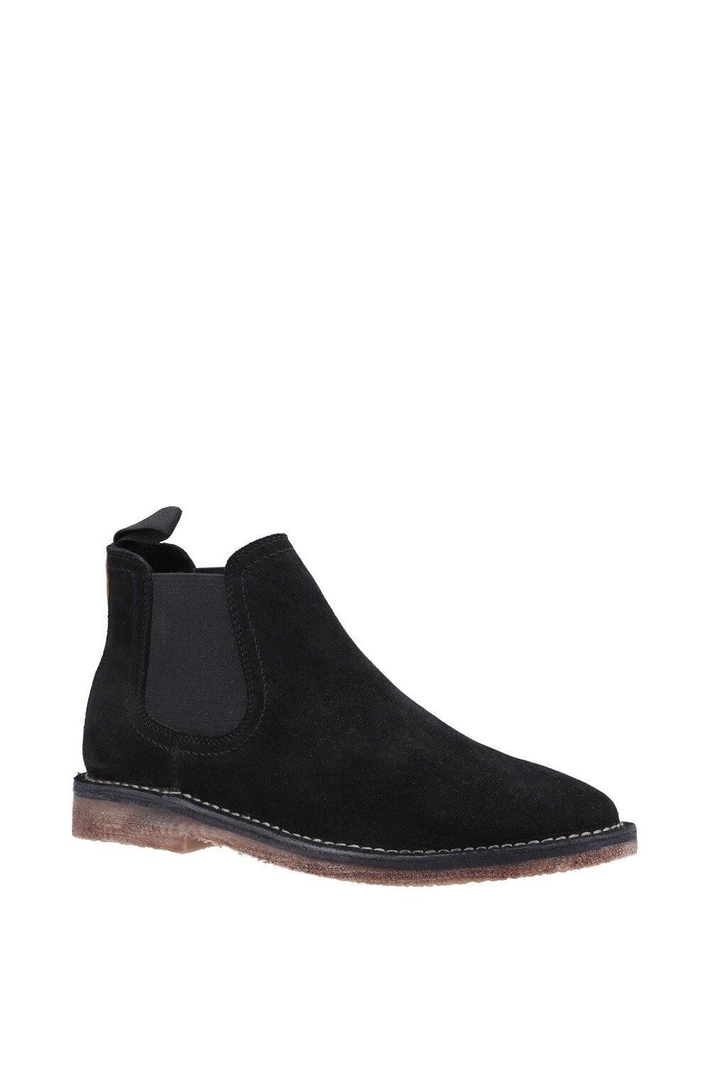 

Кожаные ботинки "Шон" Hush Puppies, черный