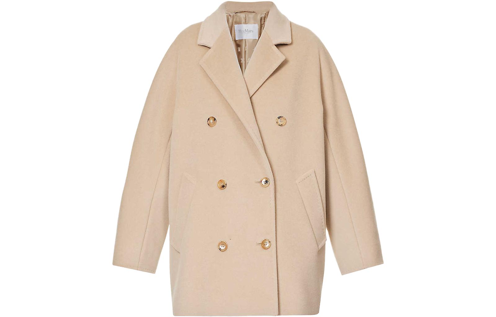 

Макс Мара Двубортное пальто MaxMara, Хаки