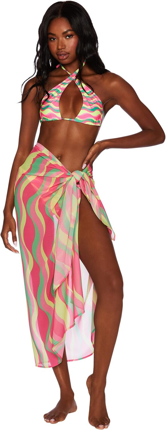 

Купальник Beach Riot Sunny Sarong, цвет 90s Wave