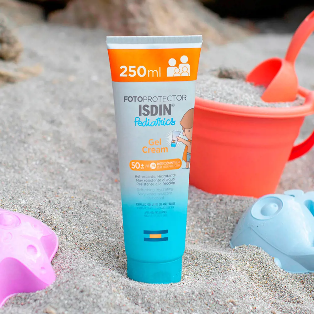 Солнцезащитный крем Fotoprotector Pediatrics Gel Cream Spf50 Isdin, 250 мл — фото 4