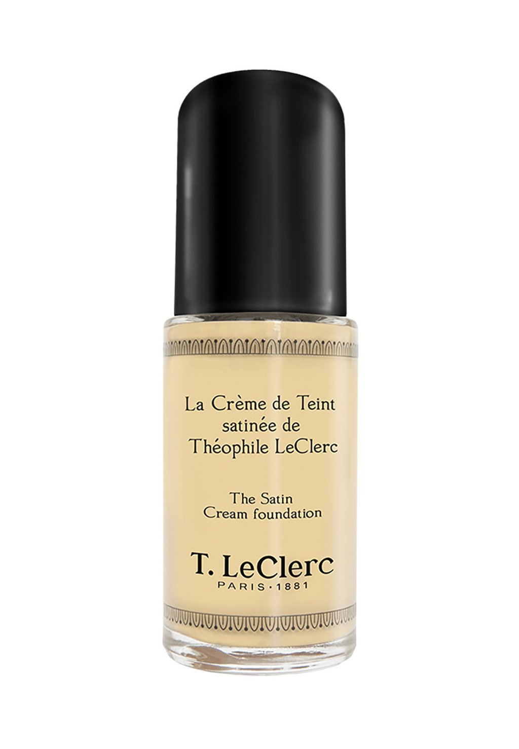 

Тональная основа T.LECLERC FOUNDATION SATIN CREAM FOUNDATION, цвет 01 ivoire satiné