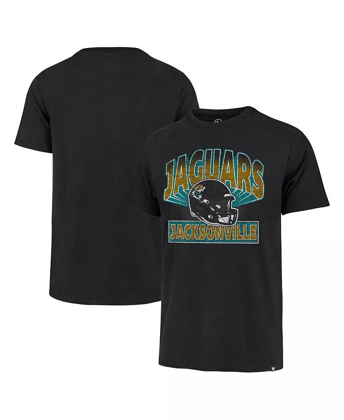 

Мужская черная потертая футболка Jacksonville Jaguars Amplify Franklin '47 Brand