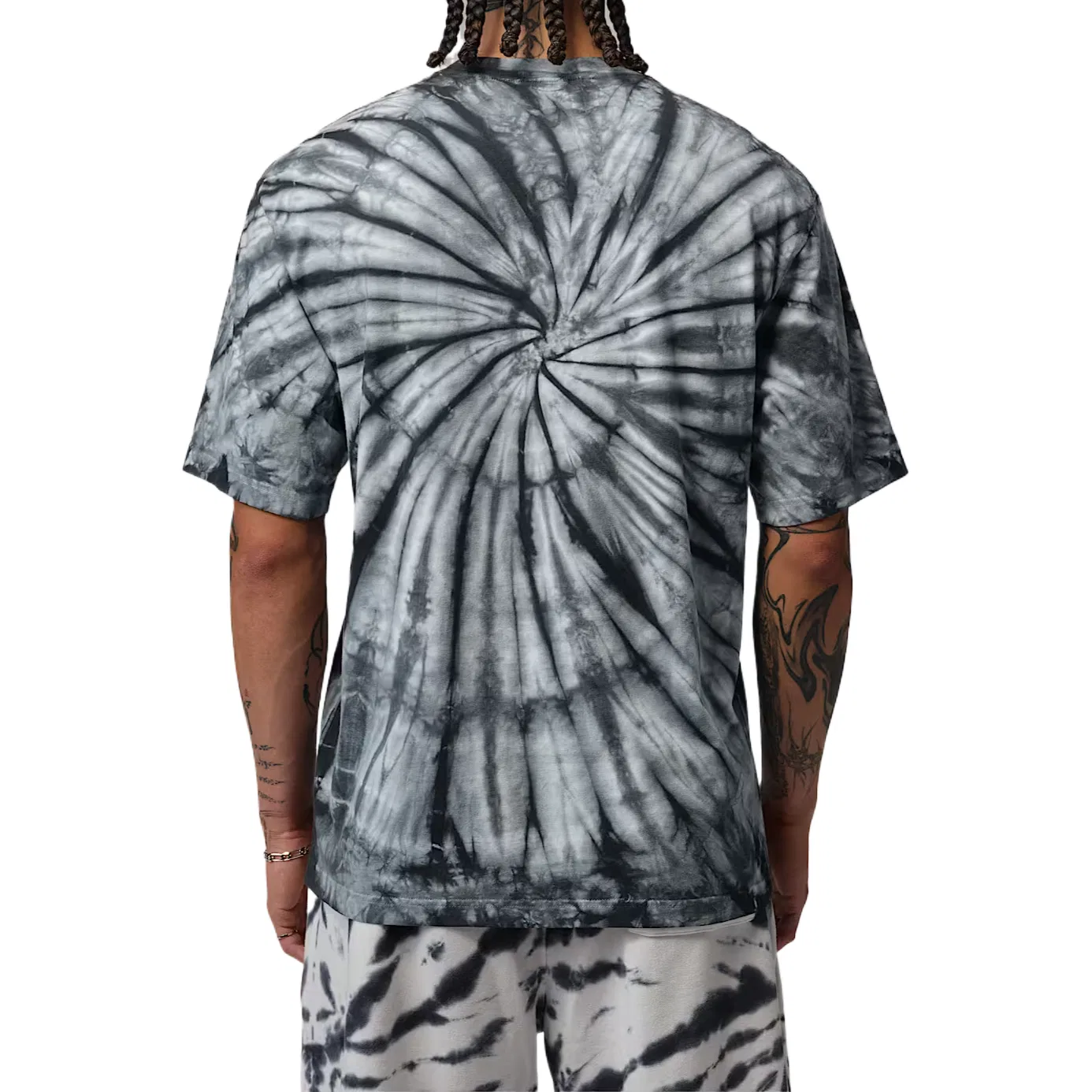 Футболка мужская Brooklyn Tie-Dye Festival Jordan, Sail White/Light Ivory White — фото 3