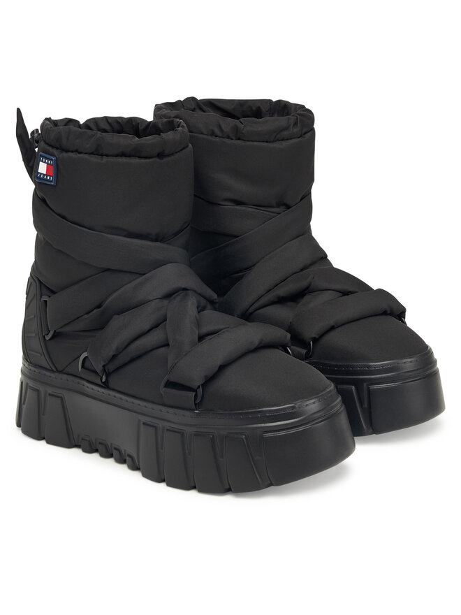 Зимние сапоги Tjw Chunky Snow Boot Nylon EN0EN02842 Tommy Jeans, черный — фото 2