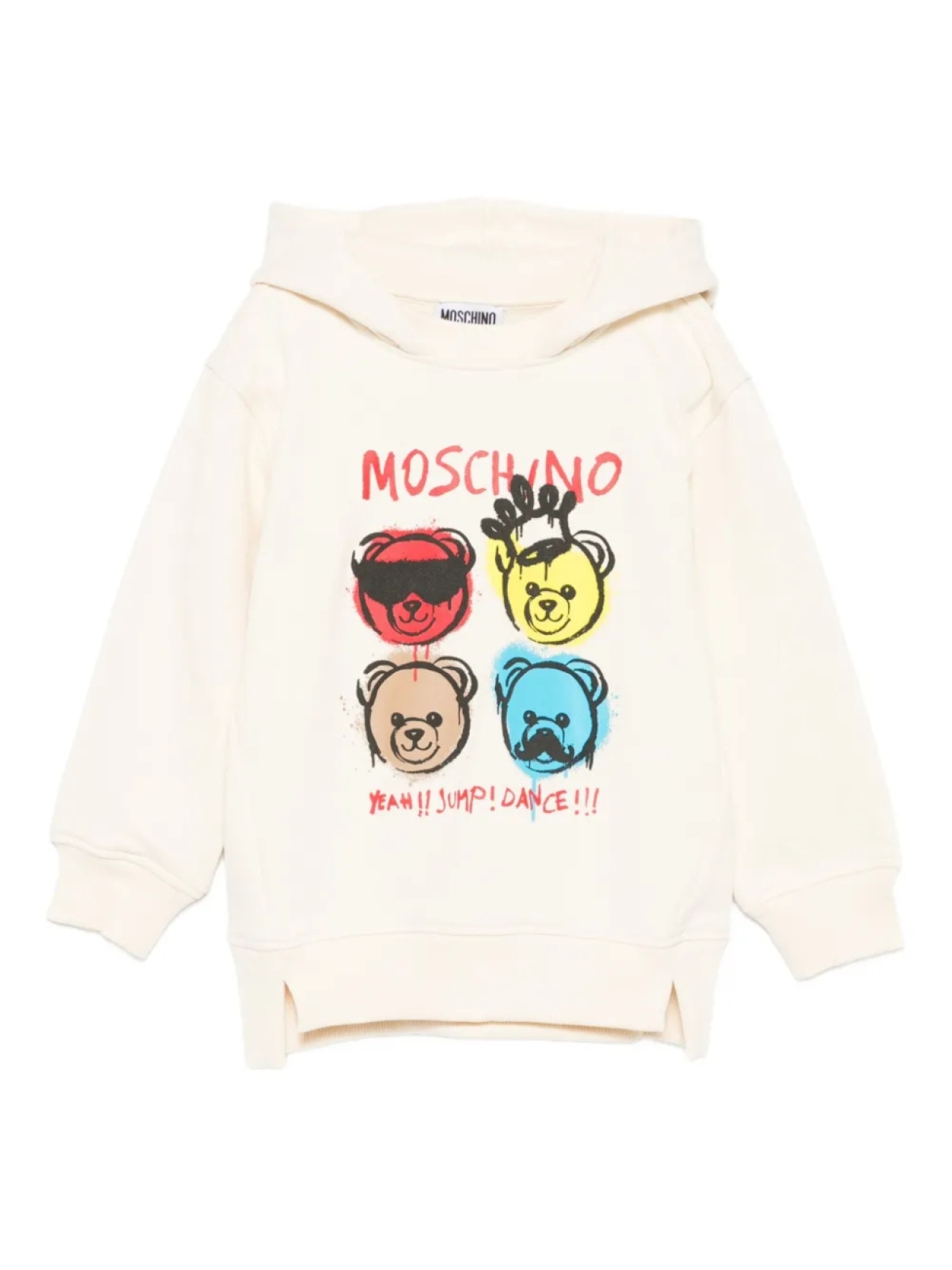 

Толстовка с капюшоном Moschino Kids с принтом Тедди, нейтральный
