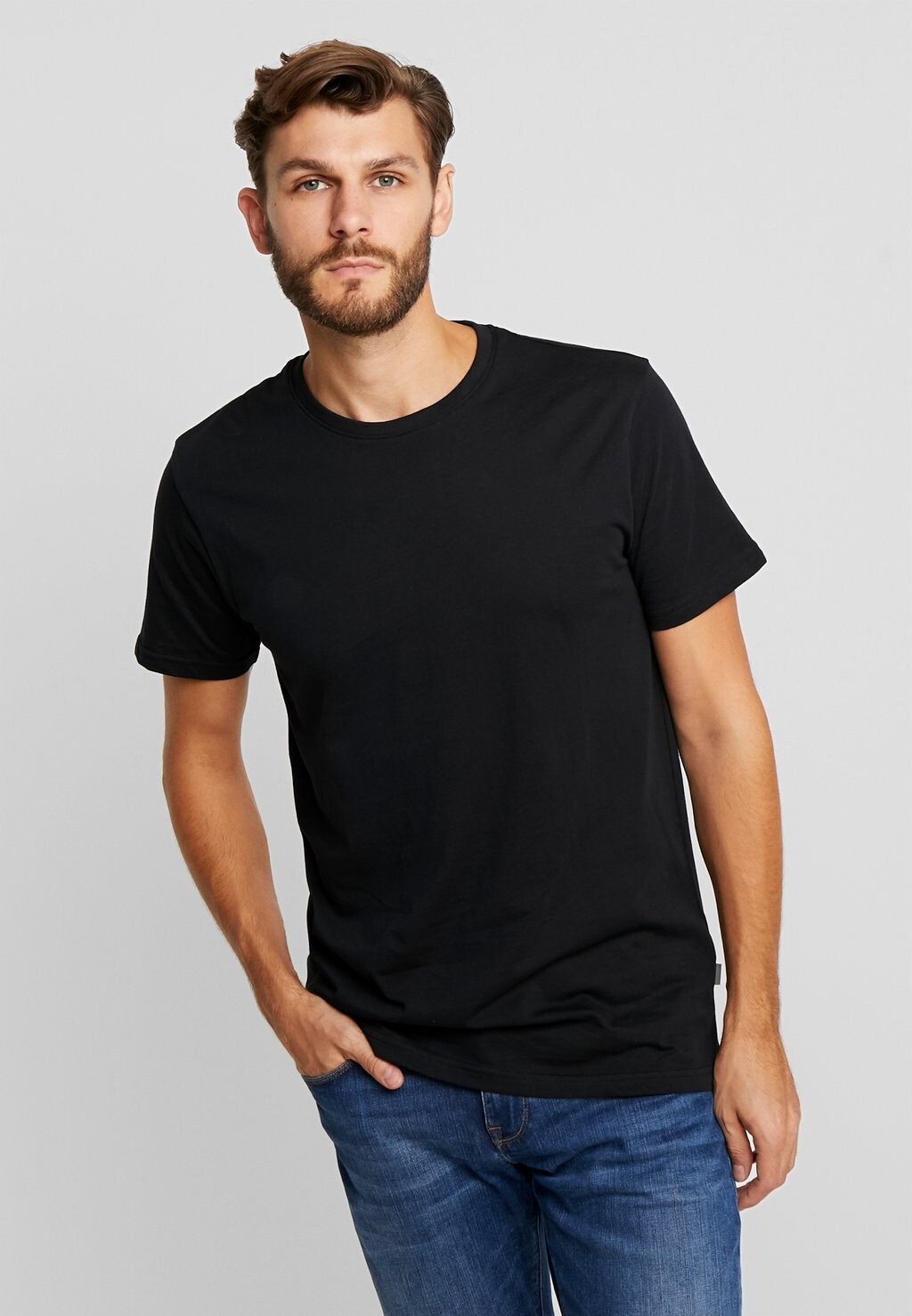

Футболка базовая ROCK SS Solid, цвет black