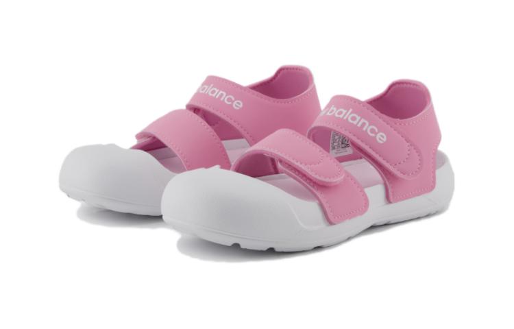 NB 809 Амортизирующие и дышащие детские сандалии розовые для детей от 3 до 7 лет New Balance, светло-розовый — фото 2