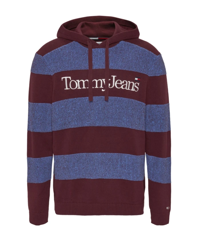 

Фиолетовая толстовка для скейтеров, органический хлопок Tommy Jeans, мультиколор