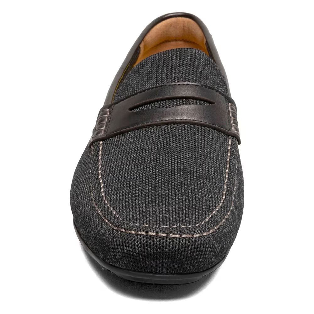Мотовязаные мокасины с пенни-носком Florsheim, черный — фото 3