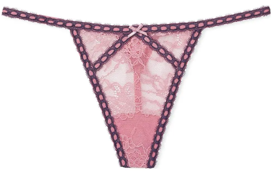 

Женские стринги Victoria's Secret, розово-фиолетовый