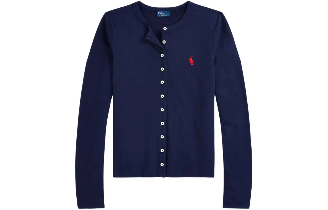 Джемпер Polo Ralph Lauren с вышивкой Pony темно-синий