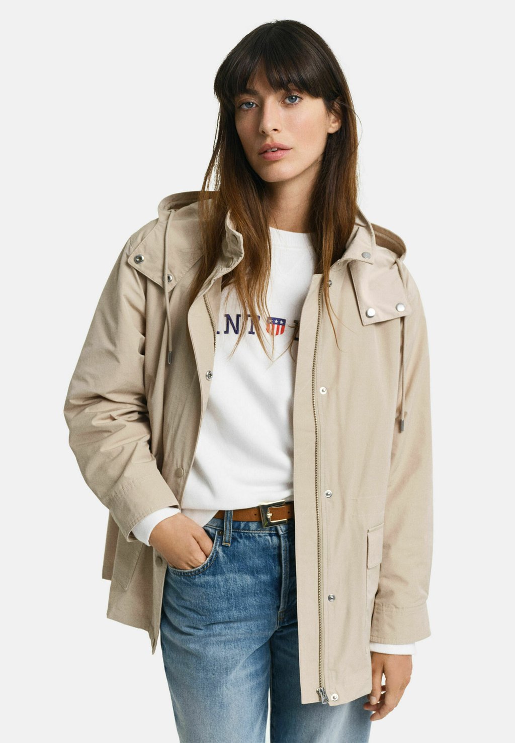 

Короткое пальто WIND GANT, песочный