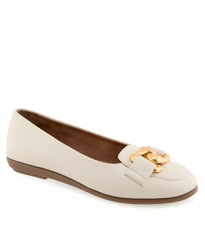 Женские балетки Bell Almond Toe Aerosoles, белый