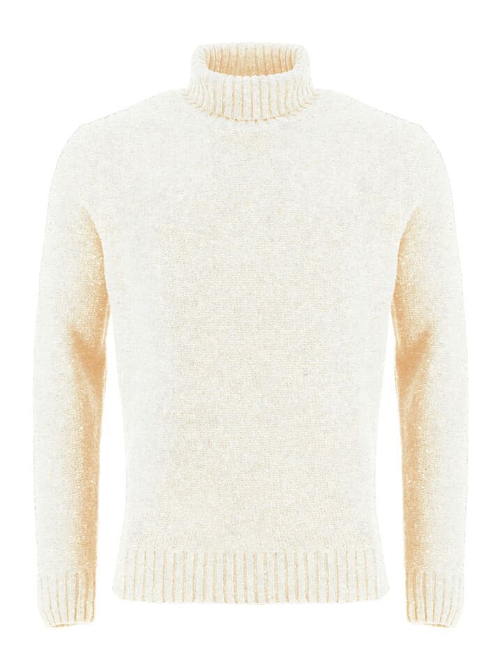 

Пуловер FYNCH-HATTON Rollkragenpullover, кремовый