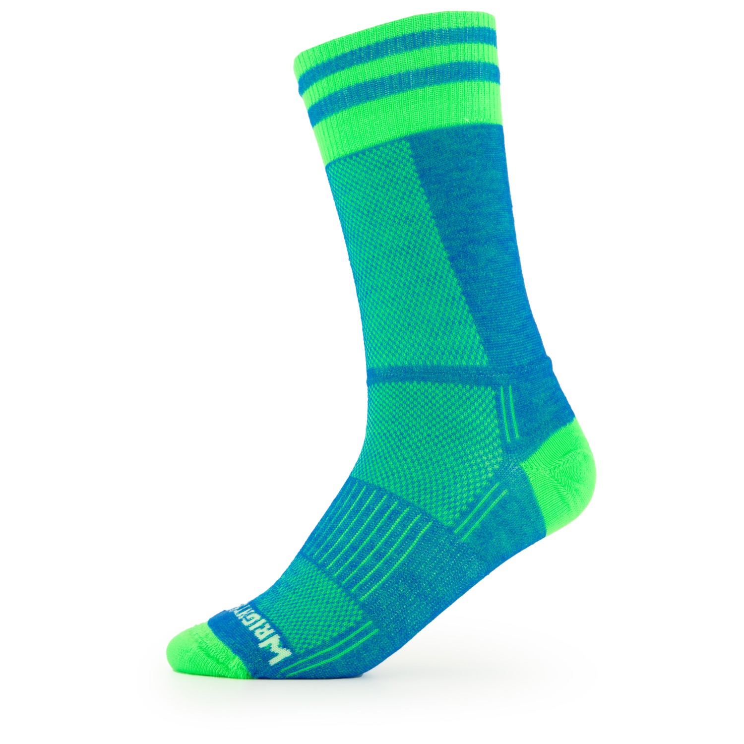 

Походные носки Wrightsock Coolmesh II Crew, цвет Blue/Green, Черный, Походные носки Wrightsock Coolmesh II Crew, цвет Blue/Green