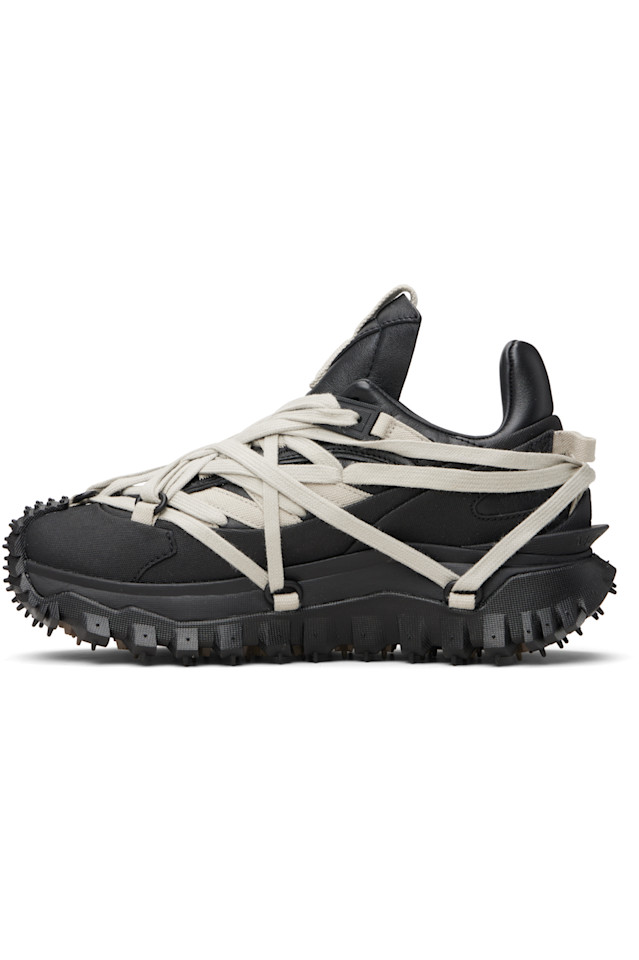 Кроссовки Moncler + Rick Owens Trailgrip Megalace, черный — фото 3