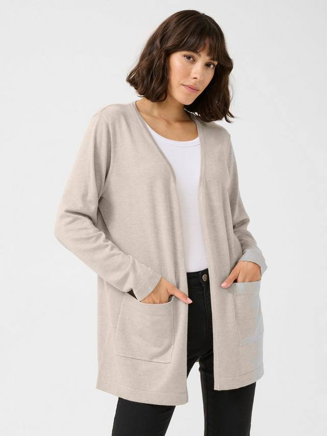 

Кардиган fenia с открытым вырезом KAFFE, цвет Grey Melange