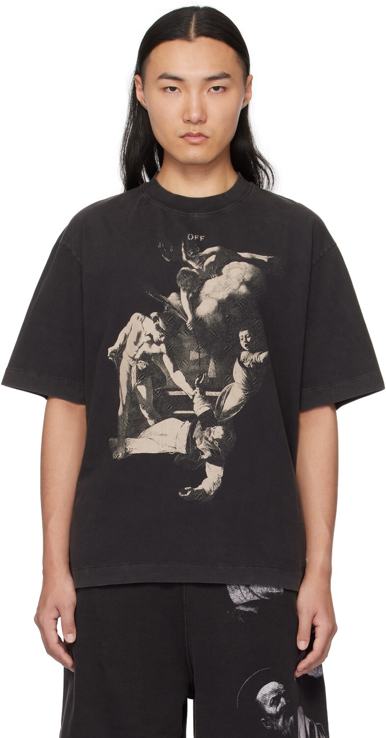

Черная футболка artyrdom Skate Off-White
