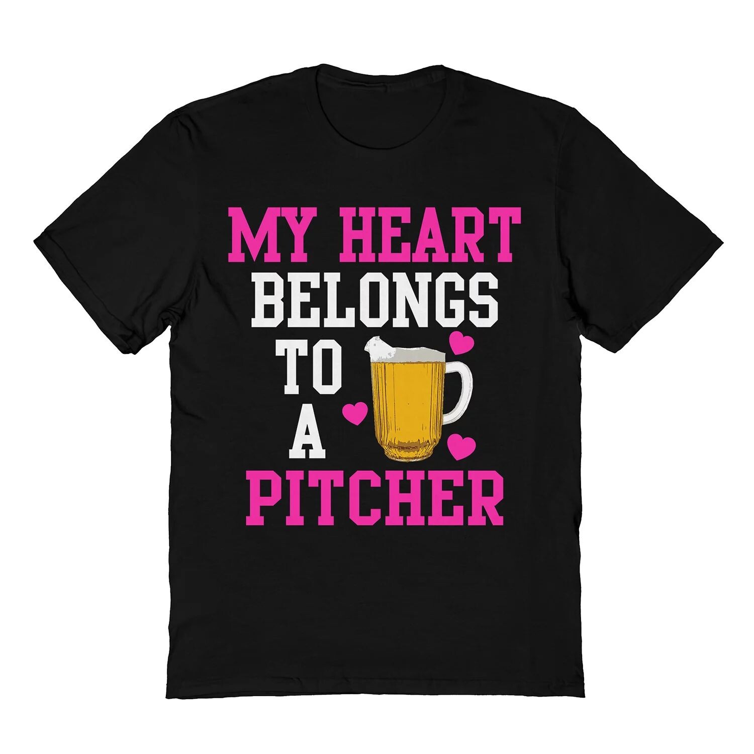 

Мужская футболка Heart Belongs Pitcher COLAB89 by Threadless