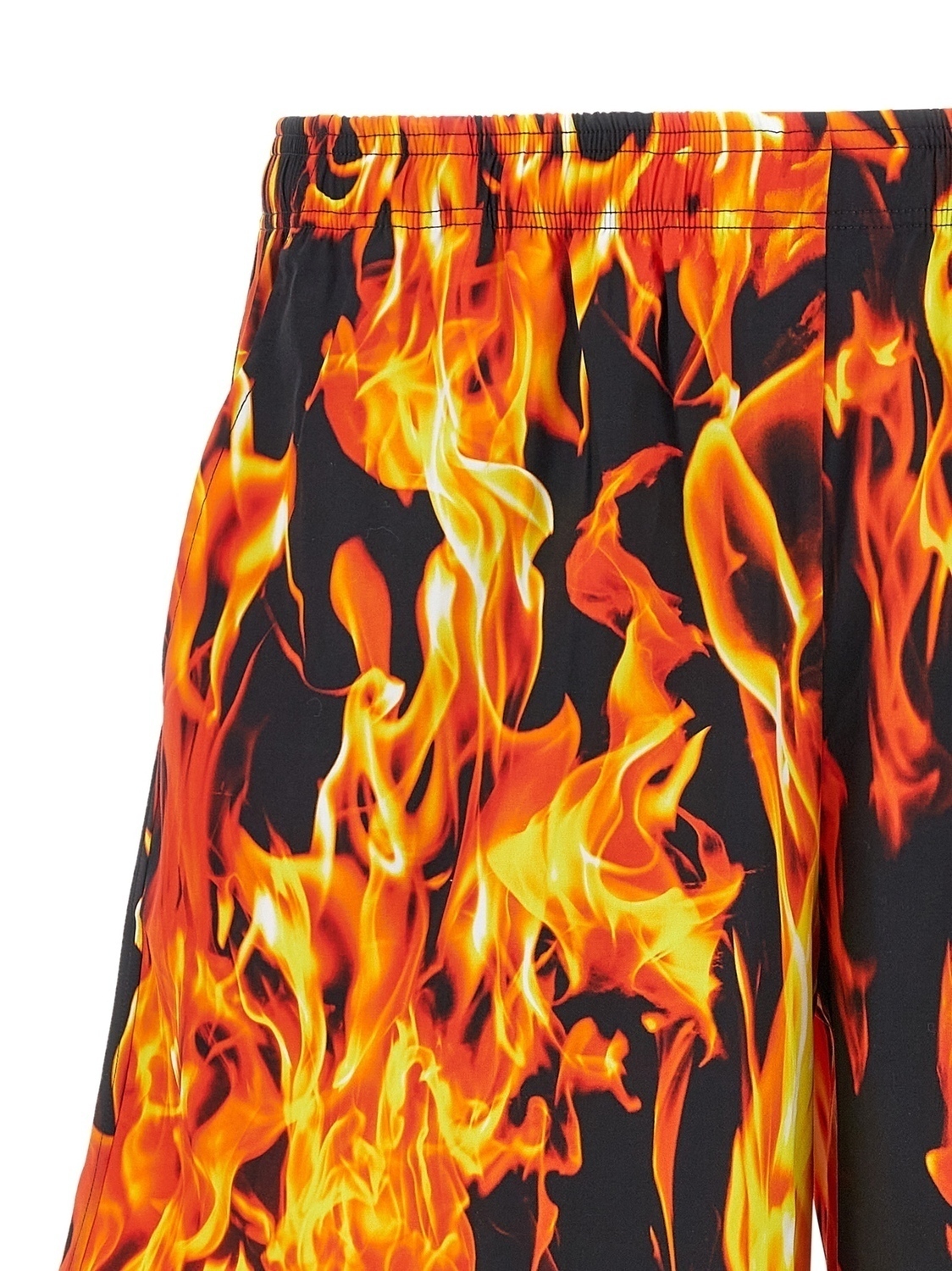 Бермуды «Черный и оранжевый огонь» VETEMENTS, мультиколор — фото 3