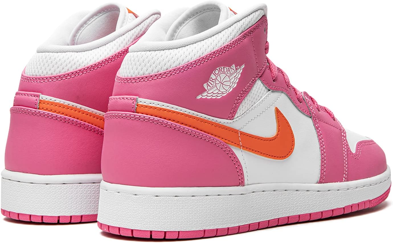 Кроссовки Jordan Boy's Modern, белый/оранжевый/розовый — фото 3