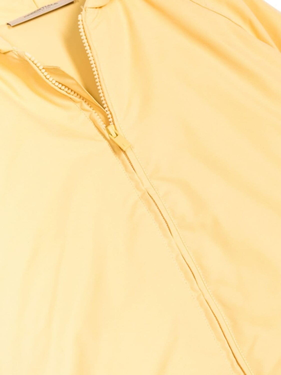 Куртка FEAR OF GOD ESSENTIALS KIDS Fullzip с логотипом, желтый — фото 3