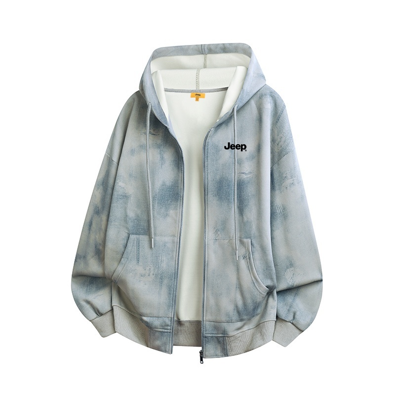 

Толстовка Unisex Hooded Moderate Jeep, синий зеленый