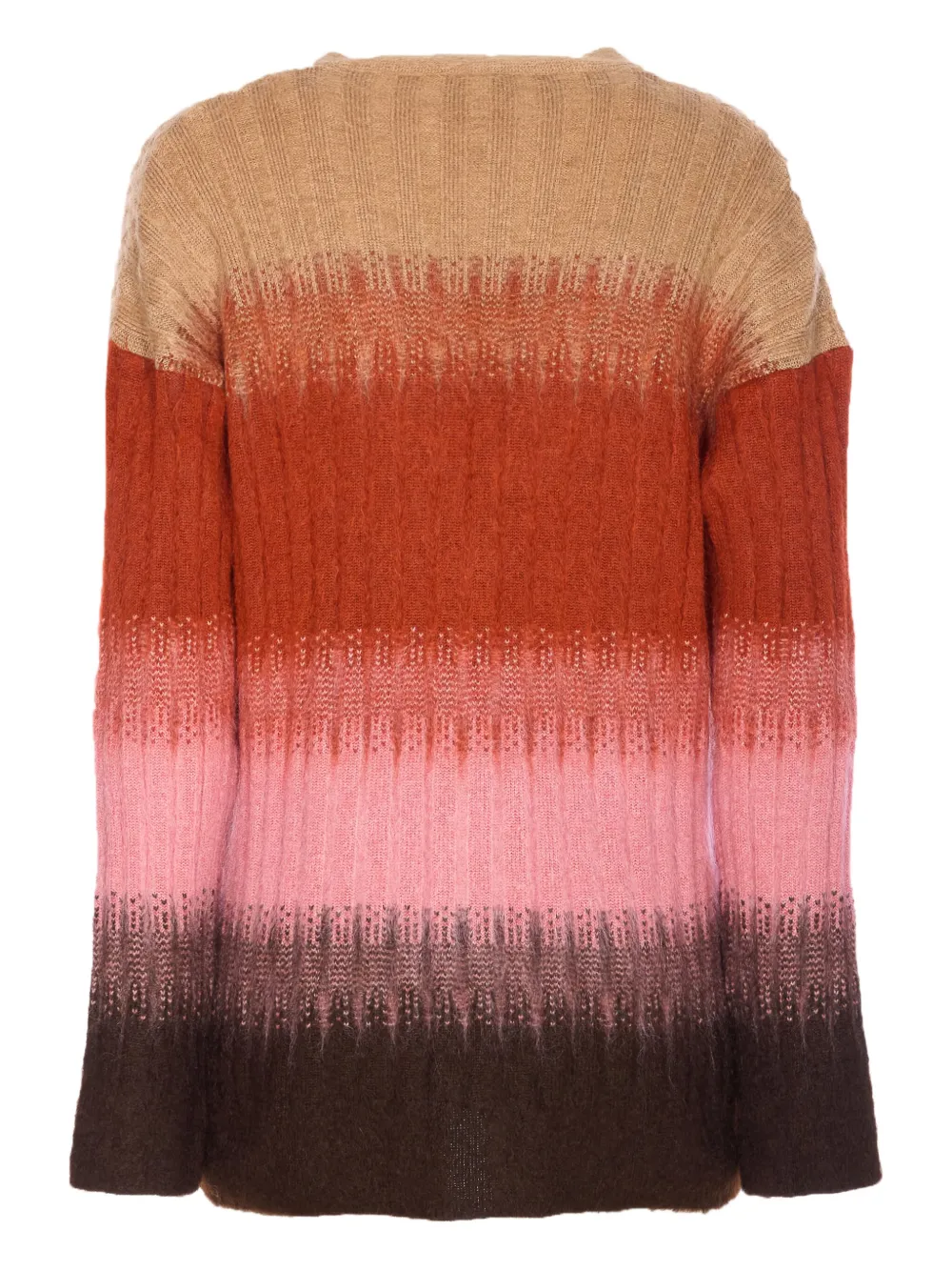 Кардиган с длинными рукавами Fendi, коричневый — фото 2