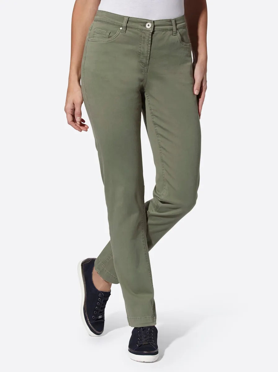 

Удобные джинсы в стиле casual (1 шт.) Casual Looks, хаки