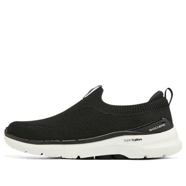 

Кроссовки go walk 6 warnock mens slip on 'black' Skechers, черный