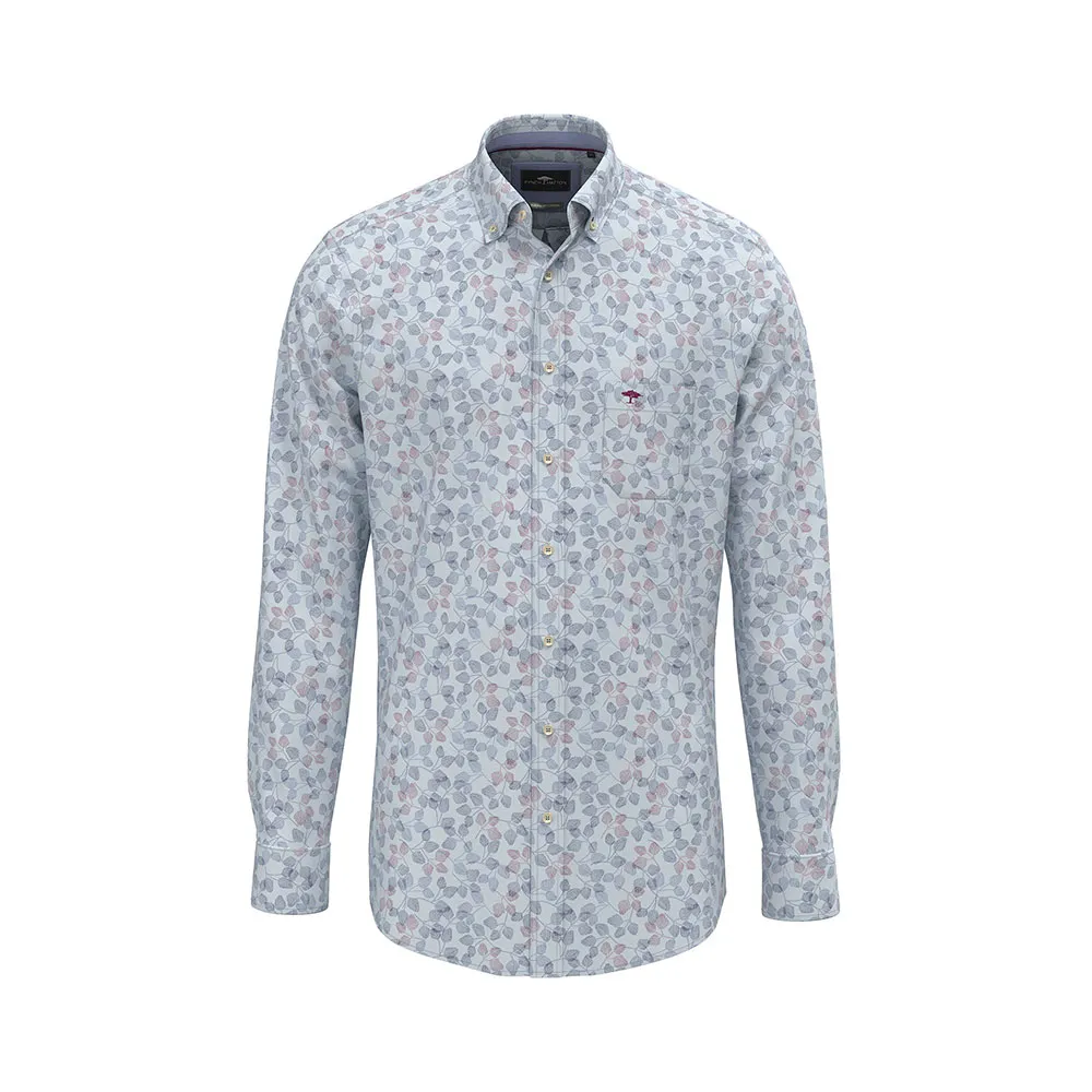 

Рубашка с длинным рукавом Fynch Hatton 15098940, серый