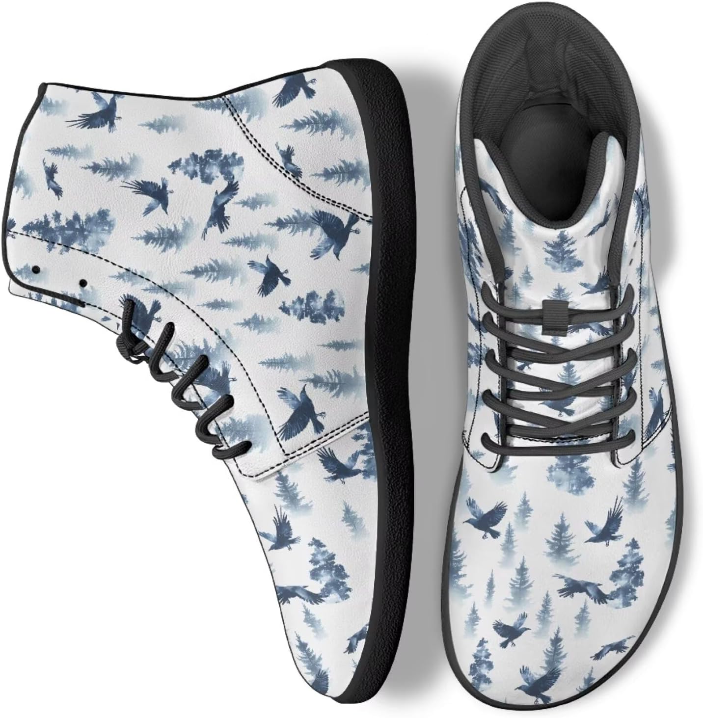 

Кроссовки Binienty с широкой колодкой, модные, женские и мужские, высокие, минималистичные, для босой ноги, легкие, для бега, Forest Crow