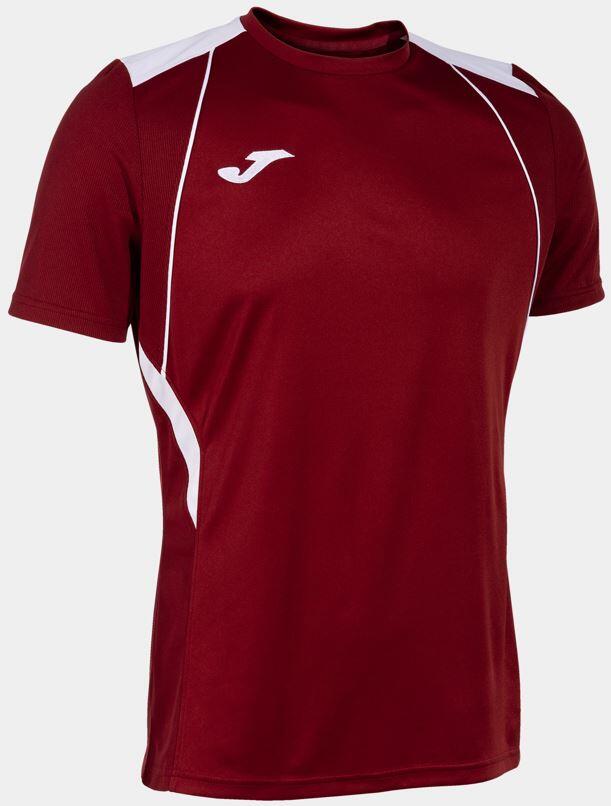 

Мужская спортивная рубашка Joma Championship, бордово-белая, размер XS