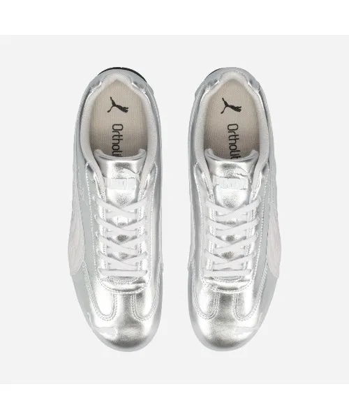 Унисекс кроссовки PUMA Speedcat серебряные — фото 2