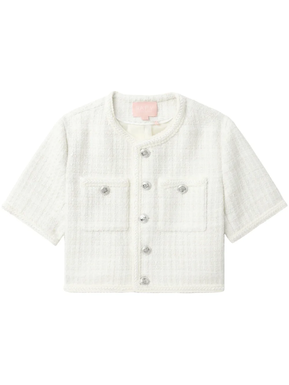 

Твидовый топ BAPY BY *A BATHING APE, нейтральный