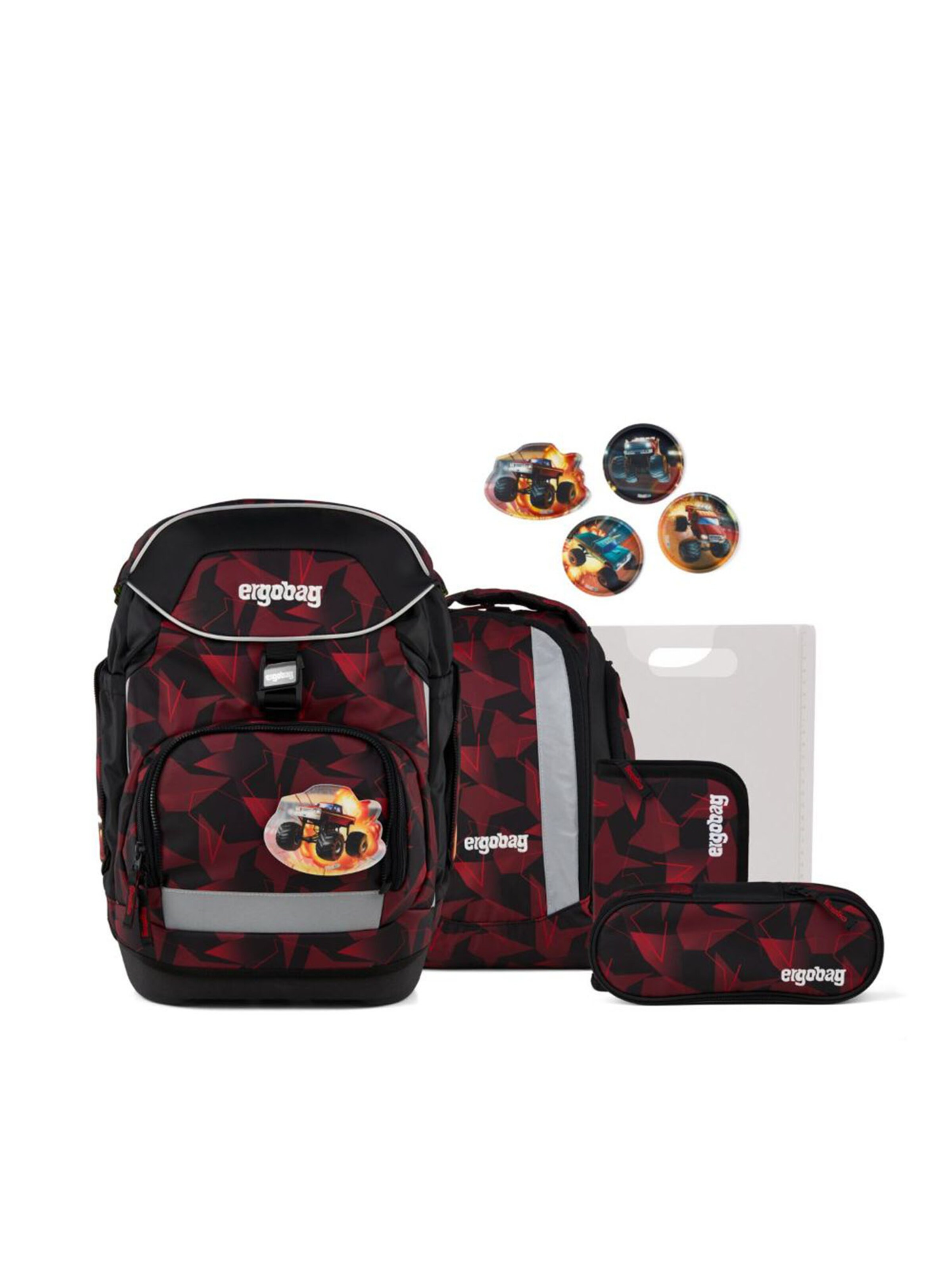 

Ergobag Рюкзак 'Schulrucksack Set' в темно-красном цвете