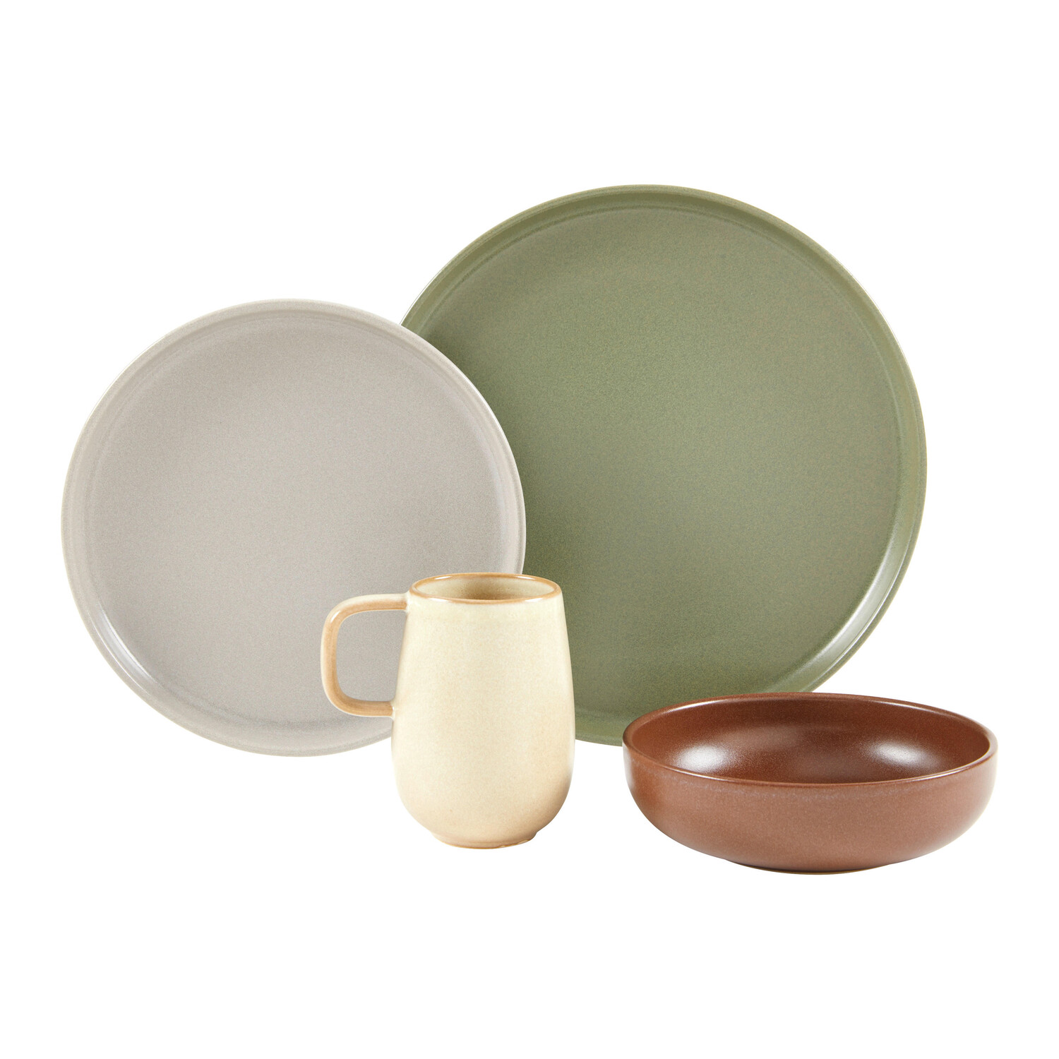 

Комбинированный сервиз 16 шт Creatable, мультиколор