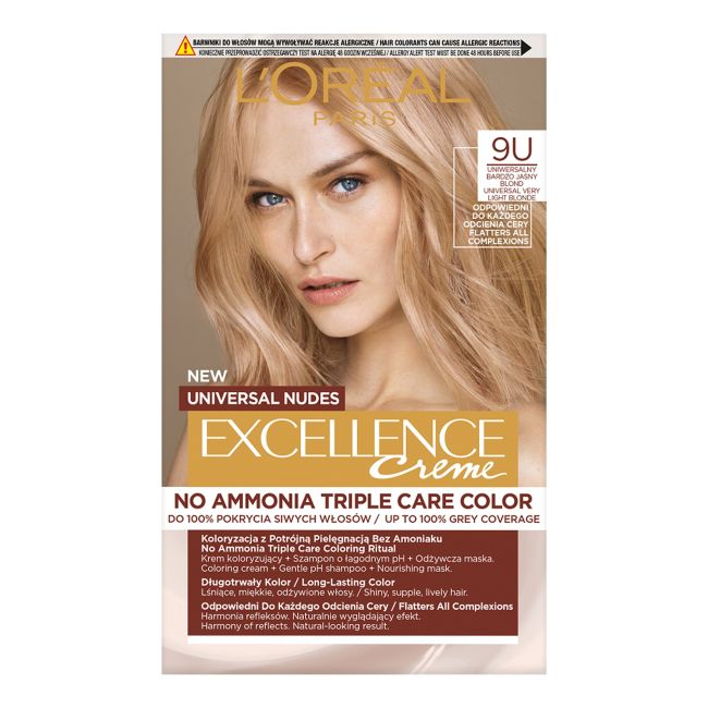 

L'Oreal Excellence Creme Универсальная краска для волос Nudes L'oreal Paris, цвет 9u