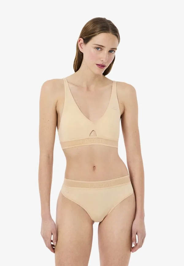 Треугольный бюстгальтер Lacoste, Beige, без косточек