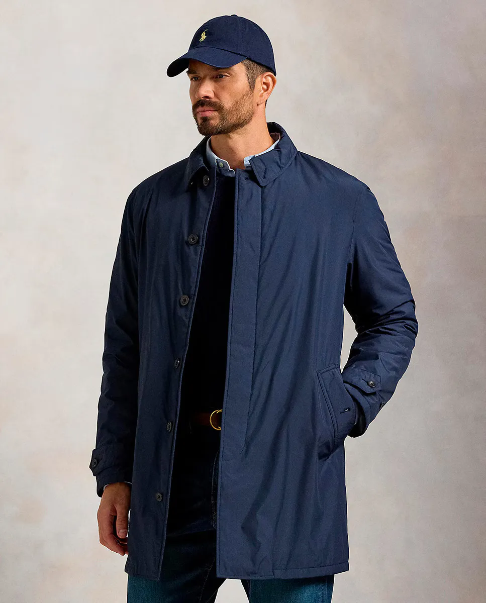 

Складное мужское пальто больших размеров Polo Ralph Lauren, темно-синий