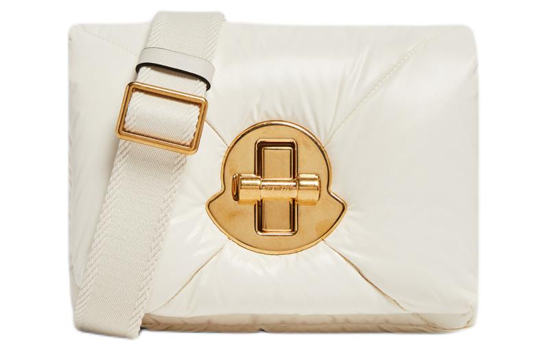 

Moncler Нейлоновая сумка через плечо миниатюрная женская белая