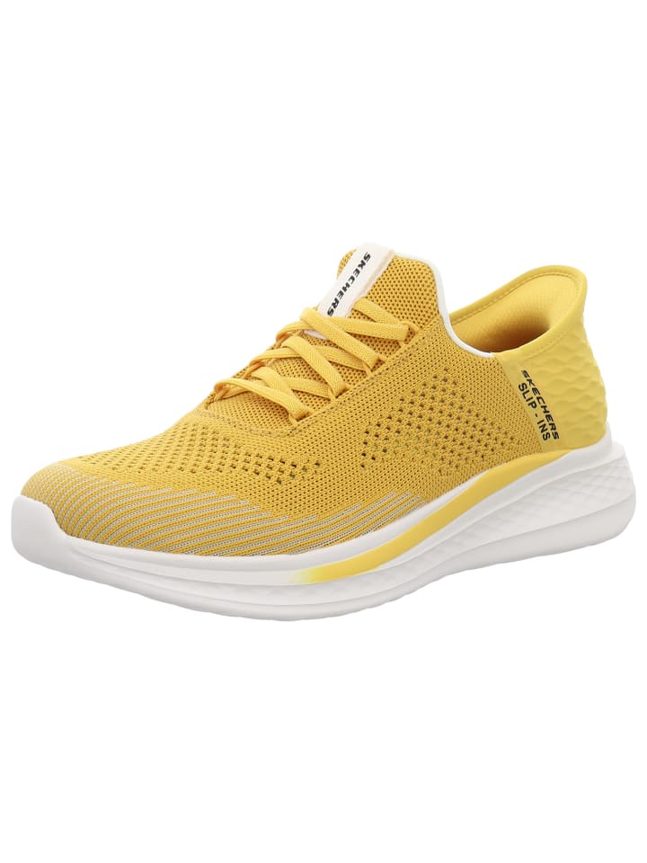 

Кроссовки на шнуровке Skechers, желтый